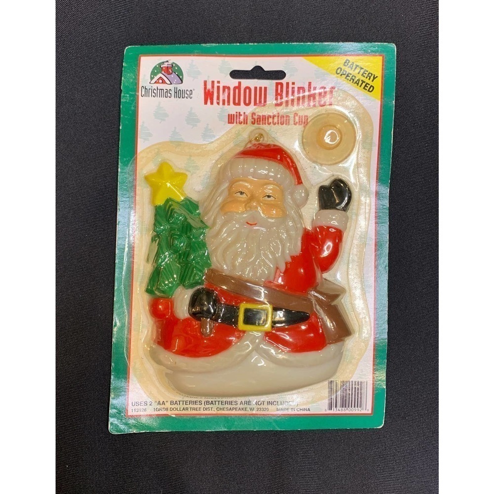 Vintage Santa‎ Window Blinker